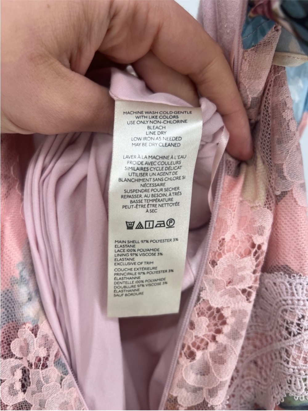 BHLDN Elora Pink Romantic Floral Lace Formal Bohemian Ruffle Maxi Dress Gown 10 - Picture 9 of 10